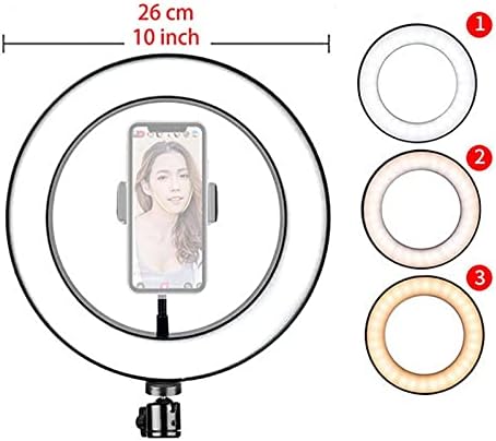 MJWDP 26cm Led Selfie Ring lampa za punjenje prstena sa Mini držačem Stativa od hobotnice sa kopčom za