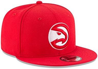 NBA Atlanta Hawks odrasli muškarci NBA 9FIFTY Team boja osnovna snapback kapa, OSFA, Crvena