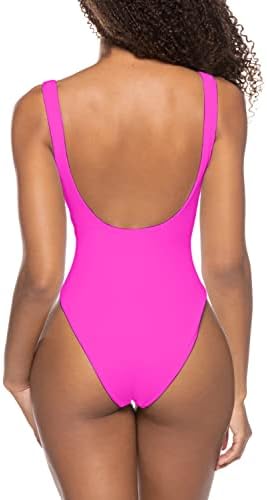 Meyeeka ženski Jednodijelni kupaći kostimi za kontrolu Trbuščića za žene Push Up kupaći kostimi V izrez visoko izrezani Monokini
