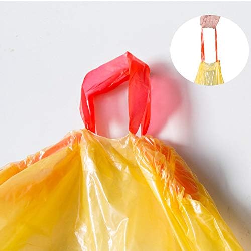 Fasnug za smeće smeće vrećica u boji u boji tačke-prekida prijenosni automatski zatvarač zgušnjava kuhinja žuta 2rol torba za smeće