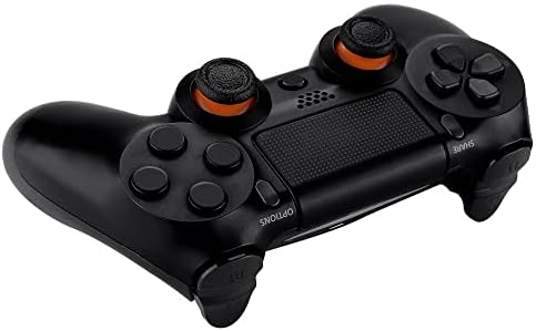 Extremerirane crno-narančaste dvostruke palčiće za zamjenu džnzora za PS4, za PS4 Slim Pro kontroler i za PS5 kontrolere