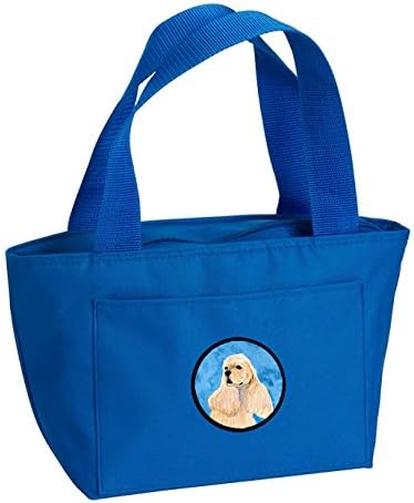 Caroline's Treasures SS4798-BU - 8808 plava Buff koker španijel torba za ručak, izolovana kutija za ručak za višekratnu upotrebu za kancelarijski rad škola piknik plaža,