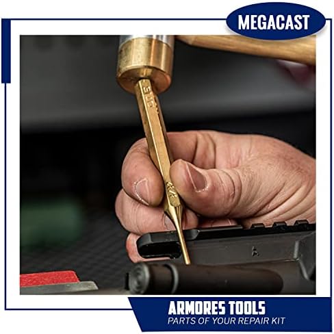 Megacast Armores pin Punch Set, Pin Punches i čekić Kit za automobile, sat, nakit i zanat