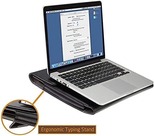 Bronel Crna kožna futrola - Kompatibilan je sa Apple MacBook flamship modelom