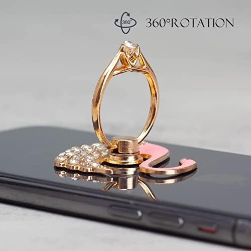 [2 pakovanja] Swan Glitter Bling Bling Držač prstena za telefon, Sparkle phone ring Grip umjetni dijamantski