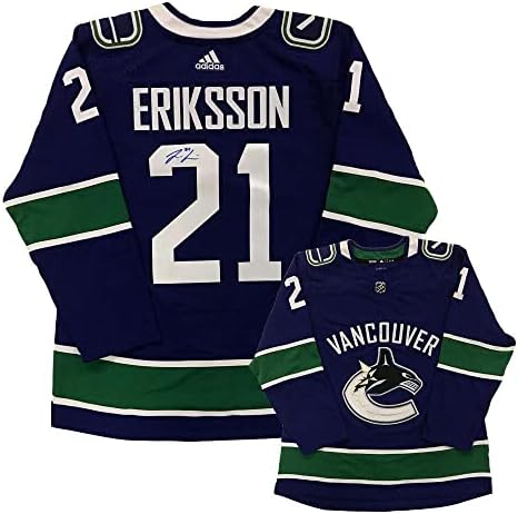 Loui Eriksson potpisao je Vancouver Canucks Adidas Jersey - autogramirani NHL dresovi