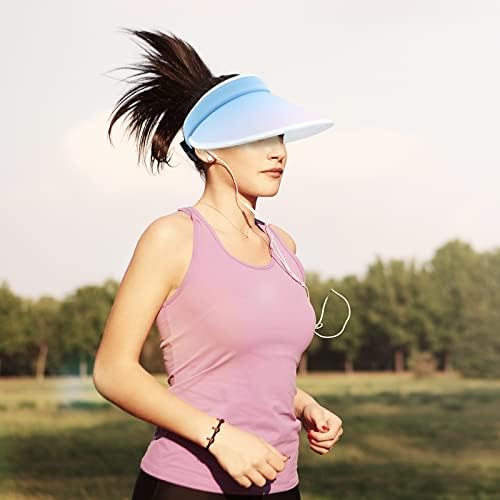 Sporgard Ženski šešir za sunčanje Širokog rub Ljeto UPF 50+ UV zaštita plaža Sportska kapa, ljetni sunčevi šeširi, golf teniski kape