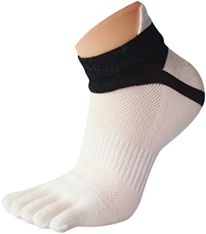 Radne čarape na otvorenom B07HGVTM64 1 Pet WT par nožni prsti Meias Sports Trčanje čarape Memesh Prstene znojne čarape