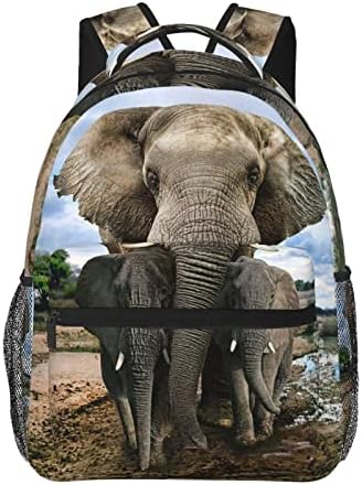 Ognot afrički divlji životinje ručni ruksak za školu, veliki putnički ruksak, lagana školska torba na fakultetu za laptop za muškarce za muškarce