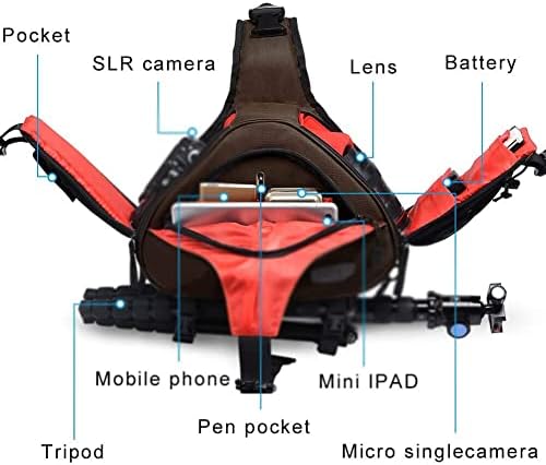 LMMDDP torba za fotografije velikog kapaciteta DSLR torba za kameru torba za fotografije torba za sočiva torba za fotografije torba za odlaganje (boja :d, veličina