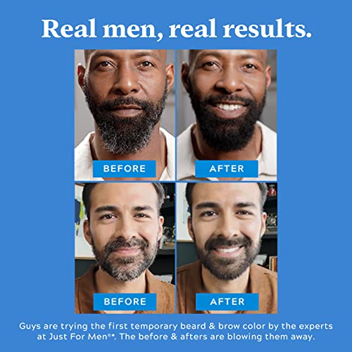 Samo za muškarce 1-dnevna brada & amp; boja obrva, privremena boja za bradu i obrve, za puniji,