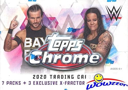 2020 Topps WWE CHROME ekskluzivna Fabrička zapečaćena maloprodajna kutija sa Bonus x-FRAKTORIMA! Potražite