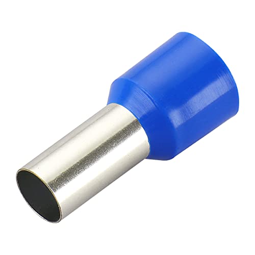 Baomain AWG 6/16. 0mm2 žičani Bakarni konektor za presovanje izolirani terminal za kraj kabla E16 - 12 plavo pakovanje od 100