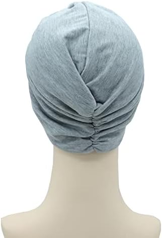 Turban Hemo kapa za ženu, prethodno vezana kapa za glavu pamučna Indijska pokrivala za glavu za oboljele od
