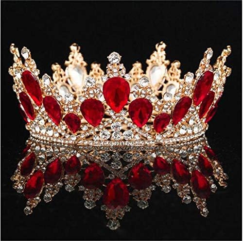 Vanias Crystal Full Circle Bridal Queen Crown Luksuzno Vjenčanje Tiara Kruna Za Mladenku Nakit