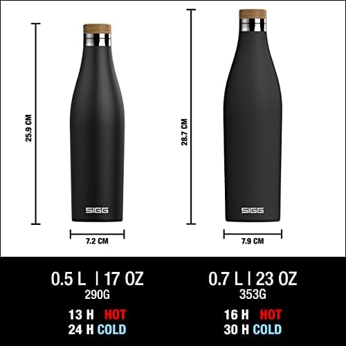 Sigg - izolirana boca za vodu - Meridian - nepropusna - laka - BPA Besplatno - plastično - 18/8 nehrđajući