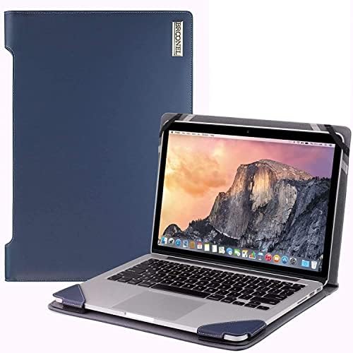 Broonel - Profil Series - Plava kožna laptop Case kompatibilna sa Dell Latitude 7400 2-u-1 14 Poslovni prijenosnih laptopa