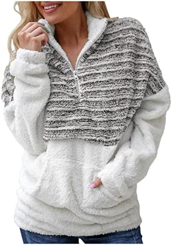 Ženska ugrađena košulja s dugim rukavima, jesenski zimski nošenje ploče Duks pulover i opružne majice
