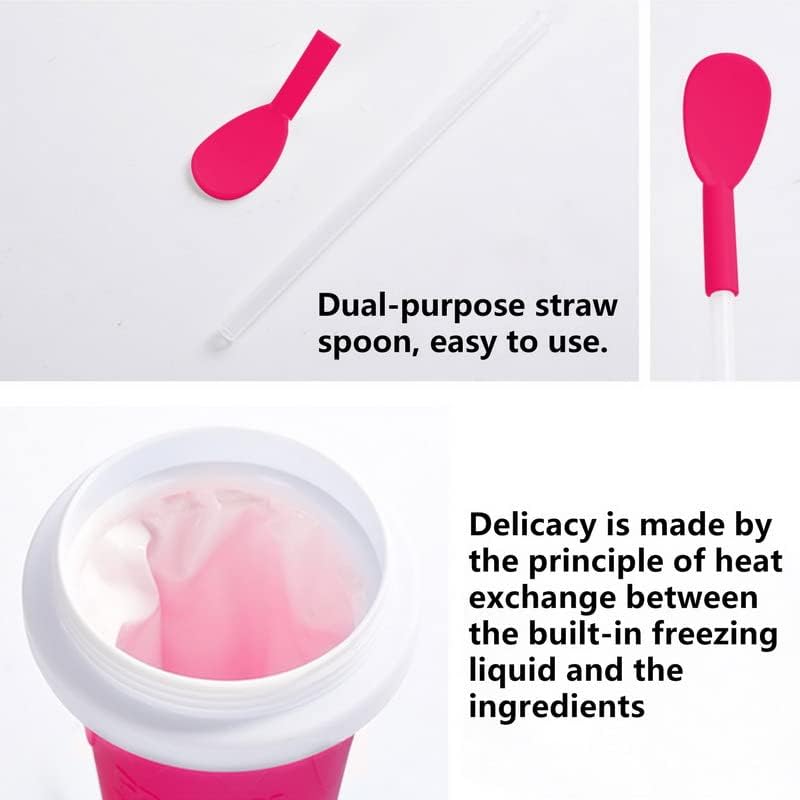 Slashie Maker Cup, Slushy Maker Frozen Magic Squeeze Cup Cooling Maker Cup Freeze Mug Milkshake,