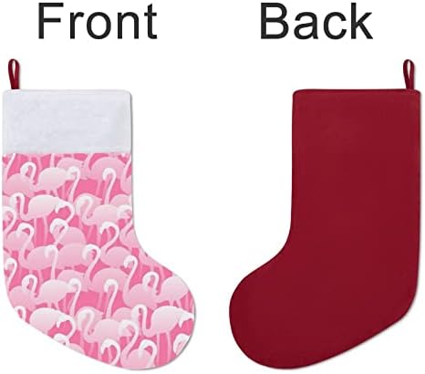 Flamingo uzorak Božić viseći čarapa Slatka Santa čarapa za ukrase Xmas Tree ukrasi pokloni