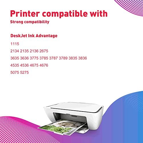 HPCOLOR 664xL Zamjena kertridža sa tintom za HP 664XL kertridže za tintu Crna i boja za Deskjet Ink Advantage 3635 2135 2675 3775 Printer