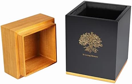 Čvrste drvene urne za odrasle pepeo, kremacija urne za pepeo odrasle muško & amp; ženski, drveni kovčeg sa