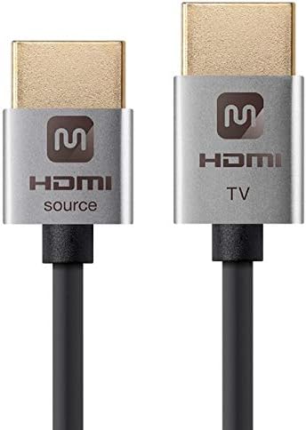 Monoprice 114196 HDMI aktivni kabl velike brzine - 15 stopa - crna, 4k @ 60Hz, 18Gbps, HDR, 36WG, YUV 4: