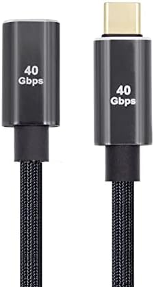 CABLECC 40Gbps USB4 produžni kabl mužjak za žensko sa 100W punjenjem i 8k @ 60Hz 30cm