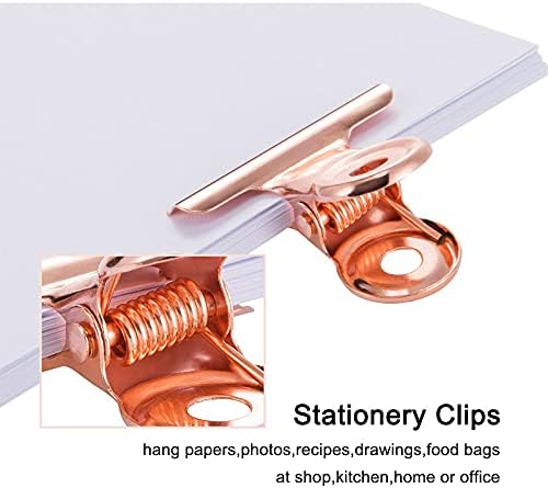 Dkko metalne držače za fotografije držači za slike šarke spajalice za male buldoge kopče za vezivanje okrugle