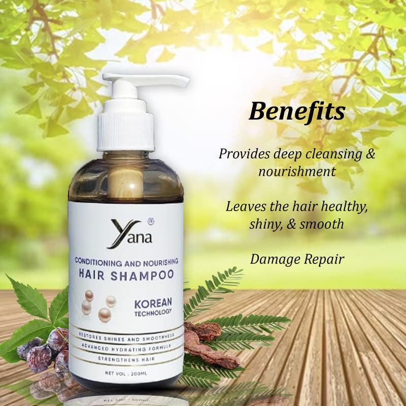 Yana šampon za kosu s korejskim tehnologijom biljni šampon za dječje djevojke
