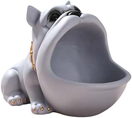 ygqzm velika usta u obliku psa ključ za čuvanje zdjela grijeh figurica Candy Dish nakit naušnice