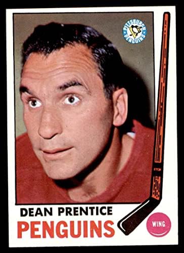 1969 TOPPS 115 Dean Prentice Pittsburgh Penguins NM Penguins