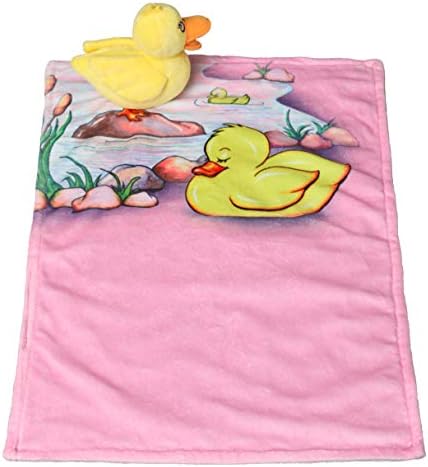 Sooroo Kids: Sigurnosni pokrivač, mekani ugodno minky sigurnosna baby pokrivač patka budna / patka zaspala [Odaberite boju]