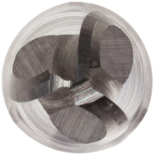 Melin Tool EMG-B karbidna kuglasti krajnji mlin za nos, bez premaza, 30 stepeni spirale, 3 Flaute, 3.5000 Ukupna dužina, 0.6250 prečnik rezanja, 0.625 prečnik drške