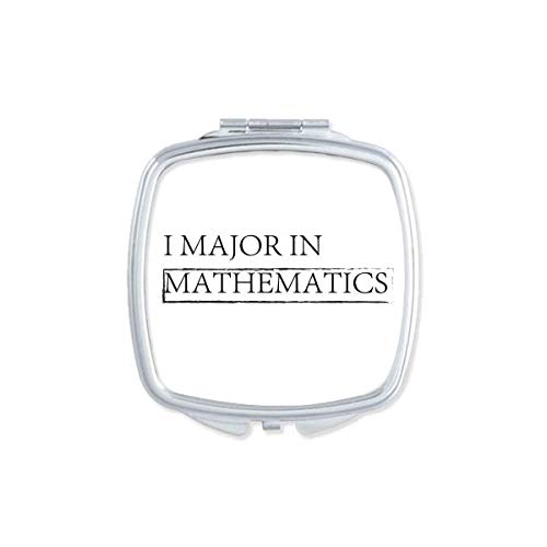 Quote I Major Iz Matematike Ogledalo Prijenosni Kompaktni Džepni Makeup Dvostrano Staklo