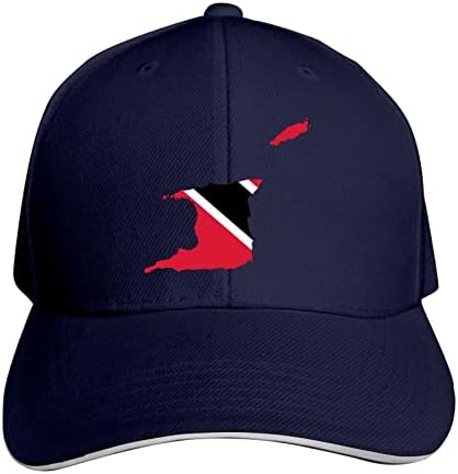 Mapa zastave Trinidada i Tobaga podesivi šešir za sendviče Bejzbol šešir Tata šešir Casquette šešir