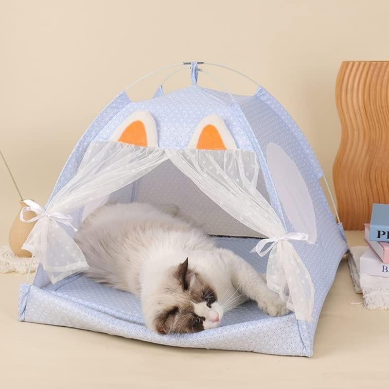 Wxbdd mačke kavez za pse odgajivačnice malih pasa mačke šator Meki udoban Sklopivi krevet