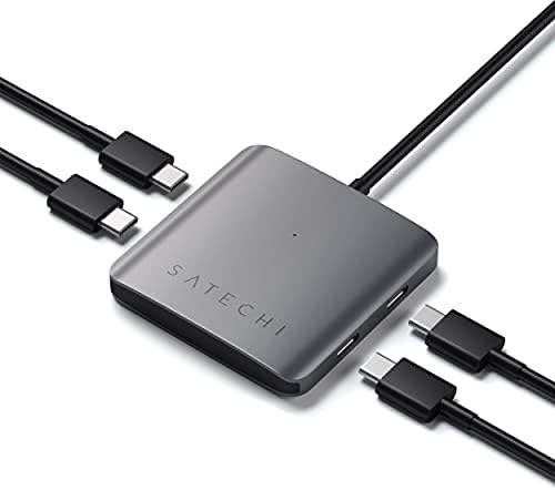 Satechi USB C Hub - 4 porta USBC Hub - USB C Hub Multiport Adapter - prenos podataka samo – USBC Hub