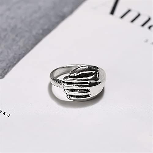 2023 Novi vintage srebrni prsten personalizirani kreativni prsten svježi prsten za žene za žene