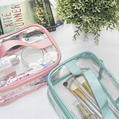 Anemel toaletna torba Makeup Cosmetic Clear Bag prijenosni vodootporni transparentni putni Storage Pink