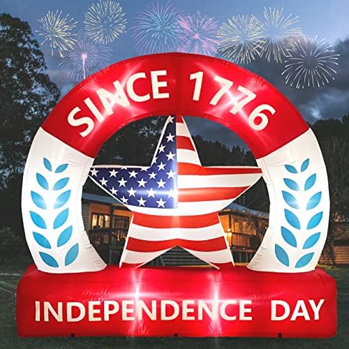 Buheco 4. jula Gumenjaci na otvorenom dekoracije 7FT visok Patriotski Dan nezavisnosti Blow up Dvorište dekor