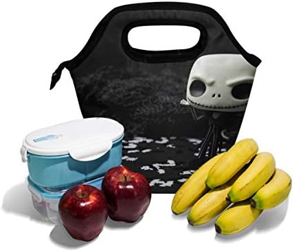HEOEH Halloween Mr lunch Bag Cooler Tote Bag izolovana Zipper Lunch Boxes torba za vanjsku školsku kancelariju