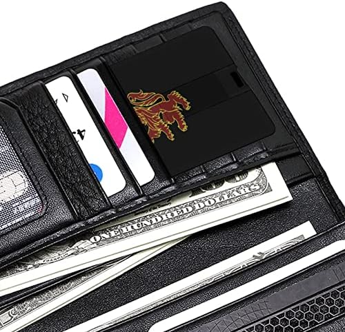 Škotski Rampant Lion USB Memory Stick Business Flash-Drive Card kartica kreditne kartice