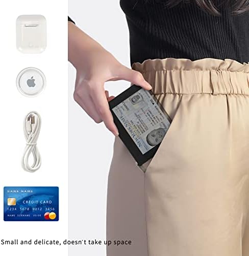 Muranana Mini mrežaste torbe sa zatvaračem 5 pakovanja, 3 x 4,3 najlonski mrežasti držač za ključeve sa malim