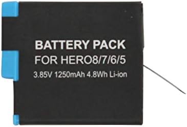 AHDBT-801 Zamjena baterije za GoPro Hero 5 HD crna kamera - kompatibilna sa SPJB1B Potpuno dekodirana