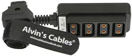 Alvinovi kablovi D-Tap razdjelt kabl DTAP muški do 4 Port D Dodirnite žensko razdjelnik Hub kabel za napajanje
