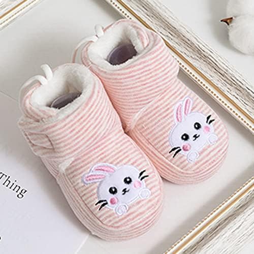 Tople zimske cipele za bebe crtani zečji oblik božićne cipele za bebe bebe meke jedine cipele za bebe cipele