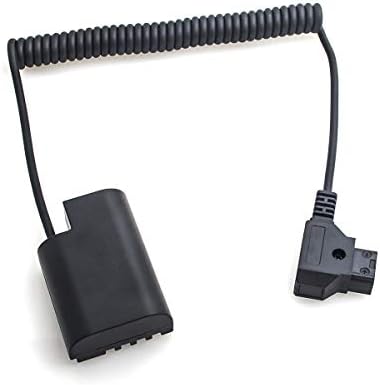 FOTGA Propremiljivi kabel za napajanje za konektor D-Dodirnite do lutke baterije DMW-BLF19 za fotoaparat Panasonic GH3 GH4 GH5 GH5S