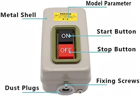 Tintag Gumb za upravljanje napajanjem Prekidač Industrijski kućni trofazni gumb za pokretanje motora