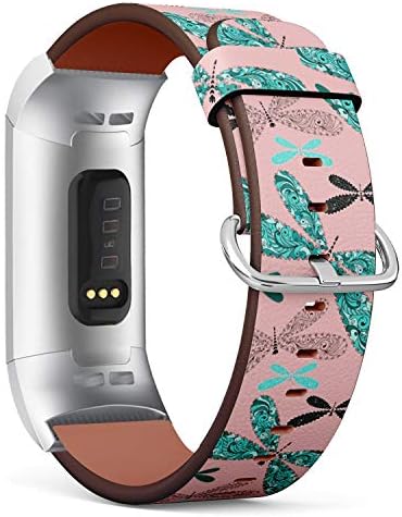 S-Type Kožna narukvica sa sat traka za remen za zamjenu narukvice Kompatibilan sa Fitbit Chample